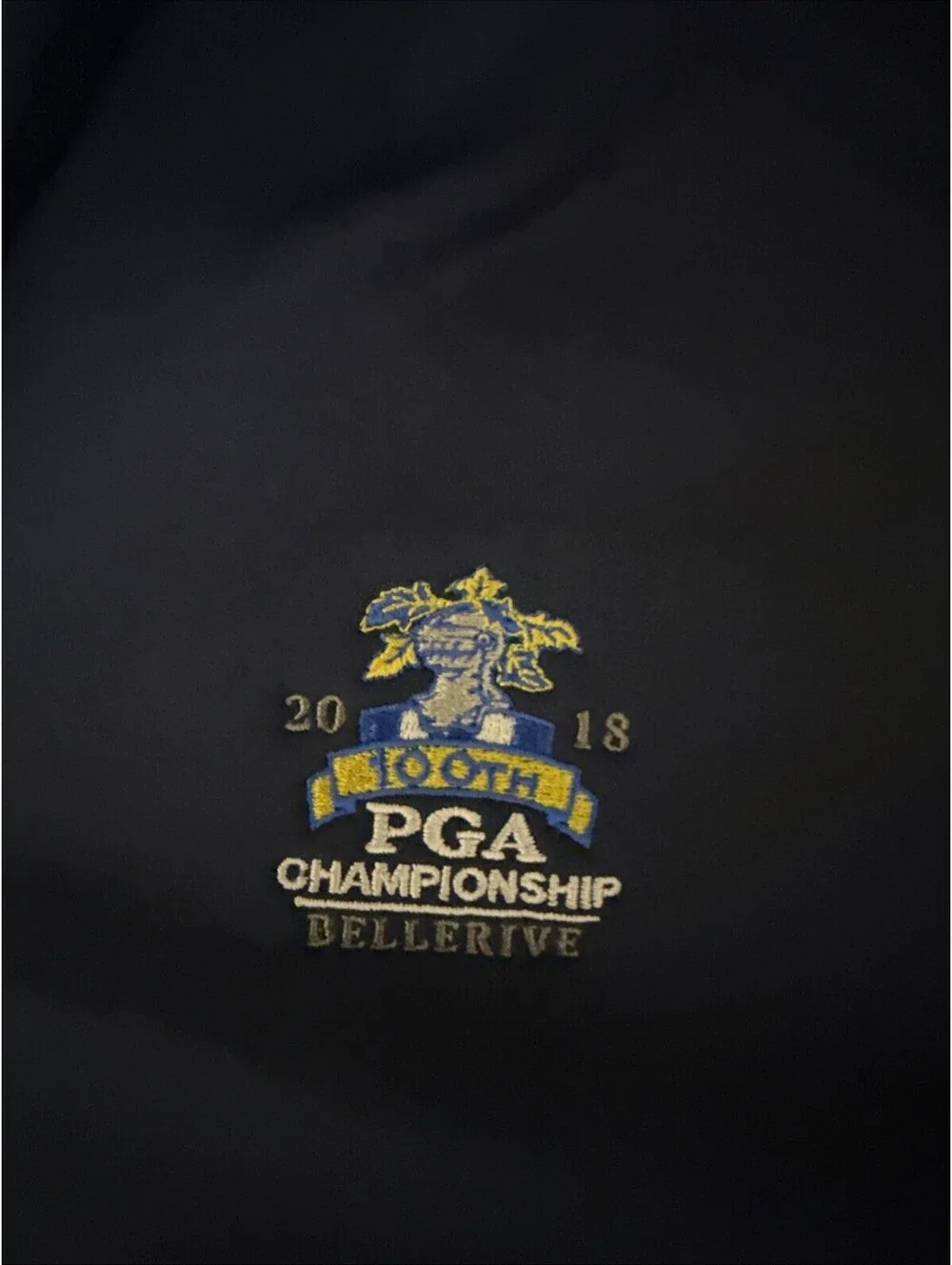 Men’s Nike 2018 PGA Bellerive Thermal Quarter Zip Men’s XLarge Golf Navy Blue